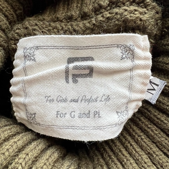 For G and PL Women Cable Knit Turtleneck Sweater Dress Sz M - Picture 6 of 7